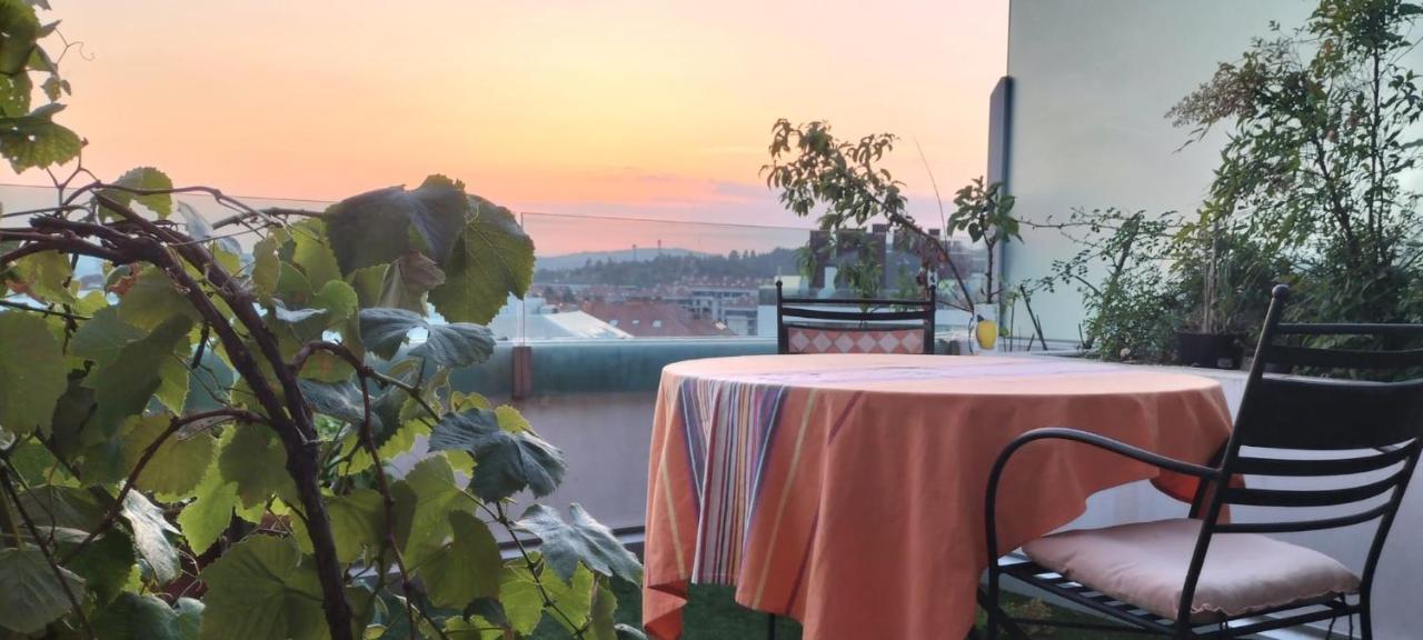 Preciosa Habitacion Suite En Atico Con Terraza ซานติอาโก เด กอมโปสเตลา ภายนอก รูปภาพ